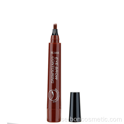 Mikroblading vattentät gaffel Tip Liquid Eye Brow Pencil